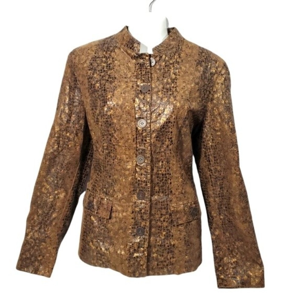 METALLIC Alligator Jacket